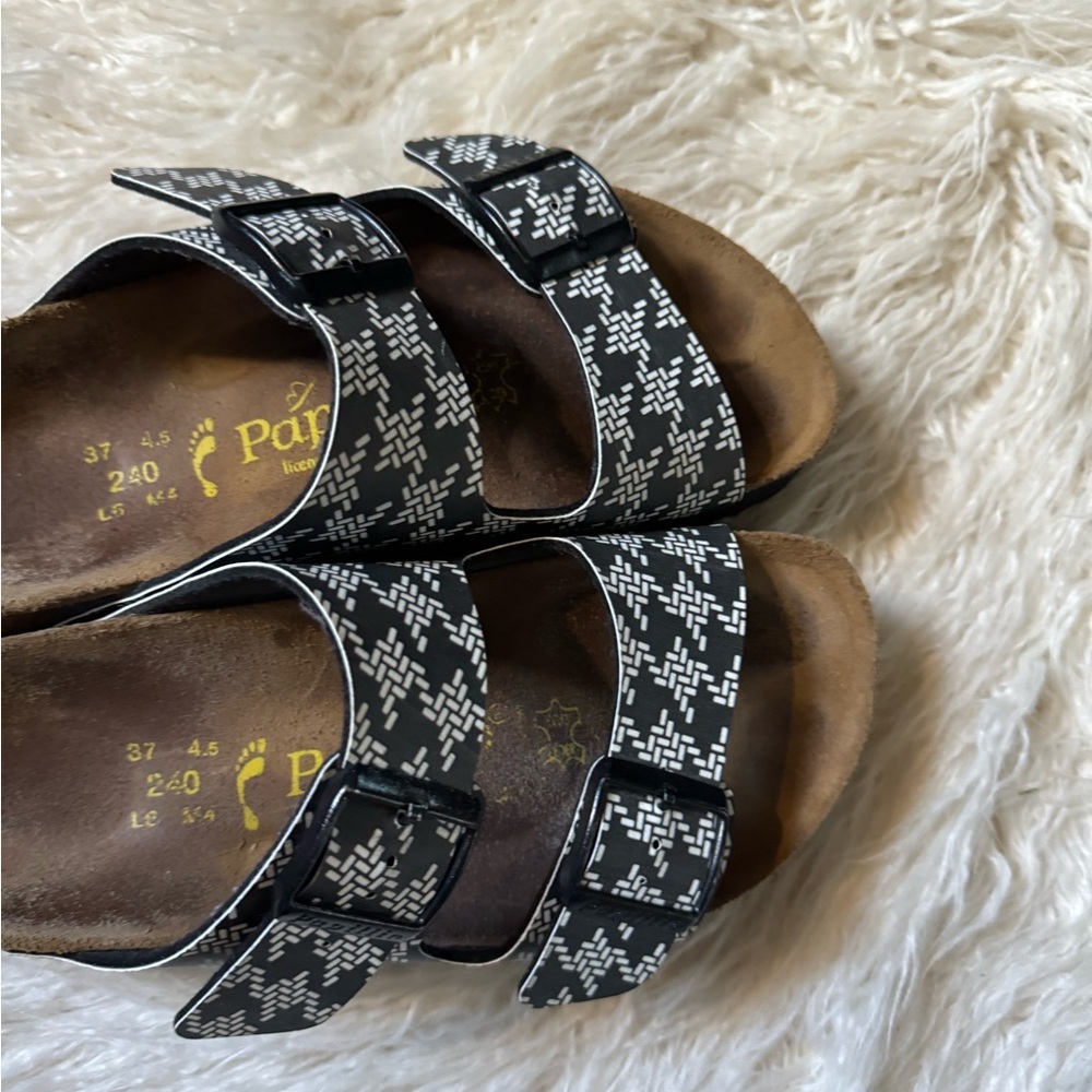 Birkenstock Platform Sandals Black White - Picture 5 of 6